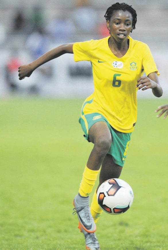 Banyana Banyana defender Koketso Tlailane is hoping to be at next year’s Women’s World Cup in France. Picture: Sydney Mahlangu / BackpagePix