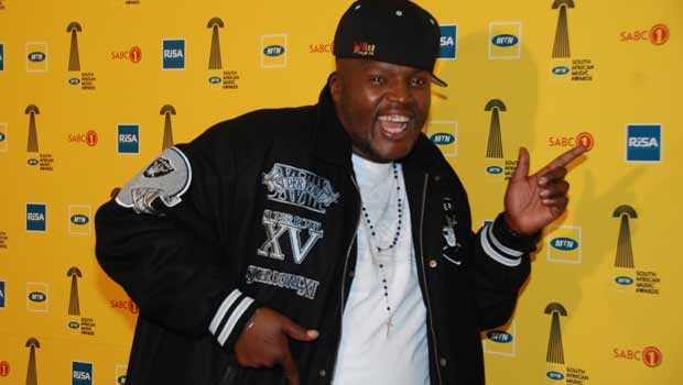 Jabulani Tsamba, aka HHP, at the South African Music Awards in 2012.