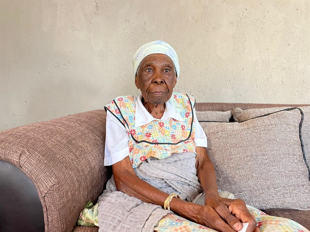 Gogo Fastania Mashigo from Soshanguve says young people must respect their elders to live longer. Photo by Aaron Dube