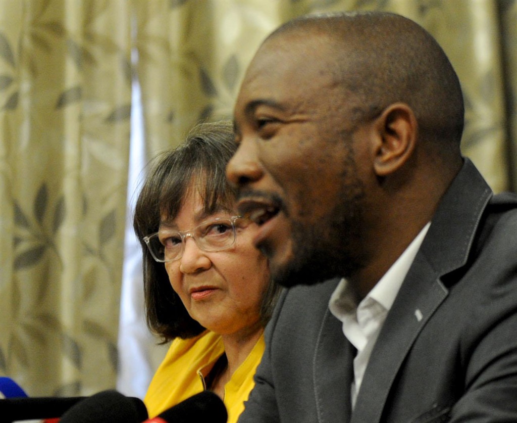 Patricia De Lille and Mmusi Maimane. Picture: Peter Abrahams 