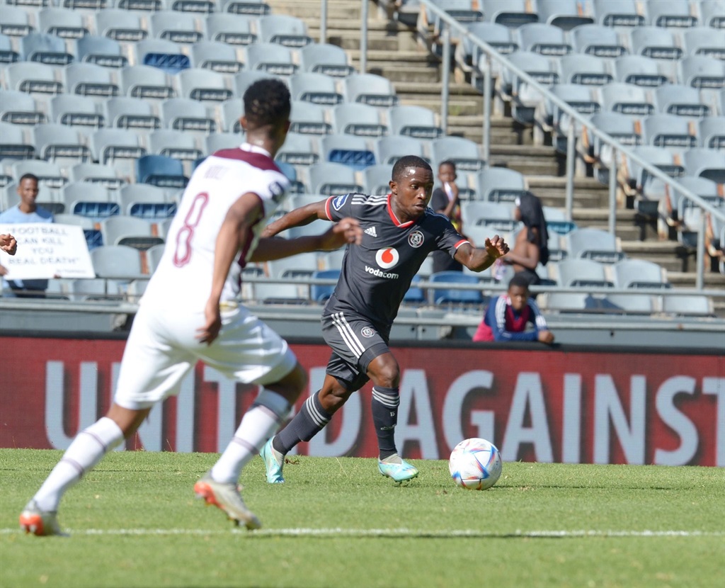 Orlando Pirates in action against Stellenbosch.