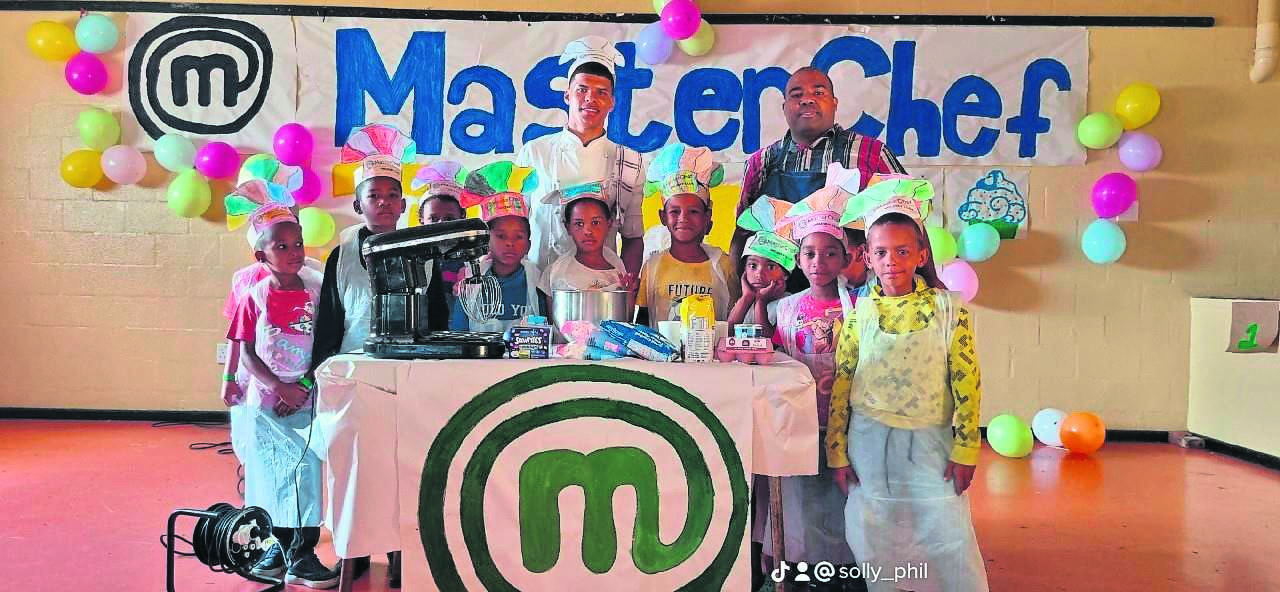Children had the opportunity to try their hands at cooking at the Masterchef event as part of the fun activities before they went back to school.