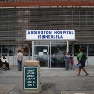 Addington Hospital entrance 