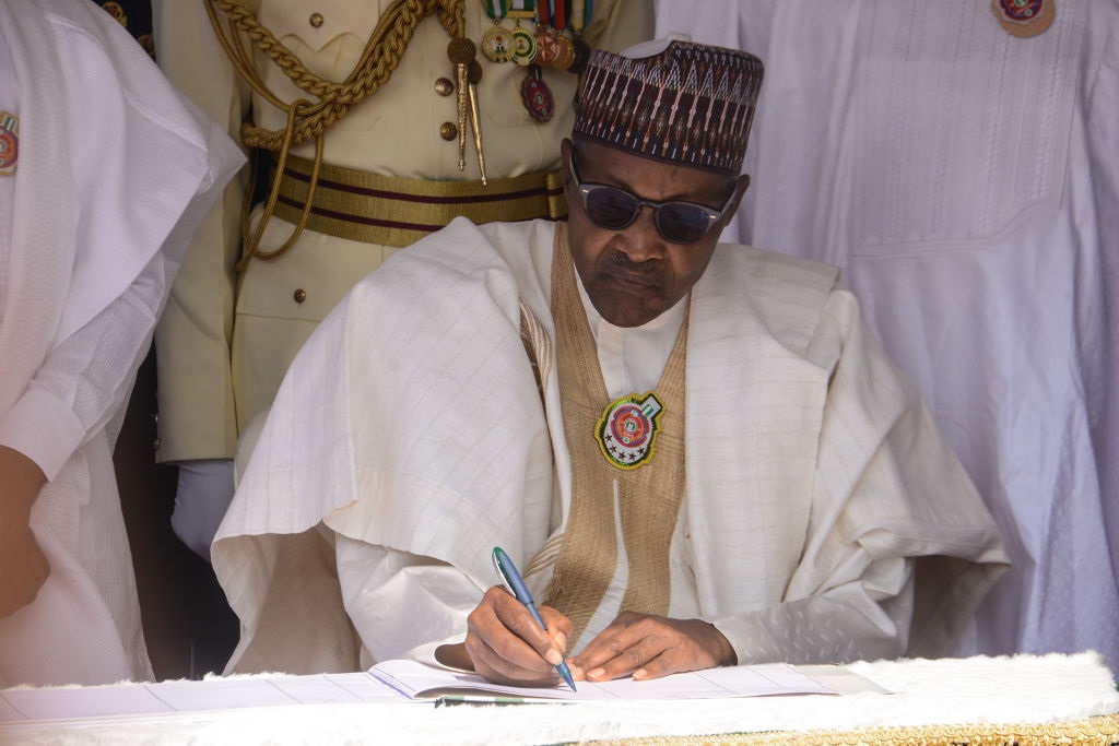 President of Nigeria Muhammadu Buhari.