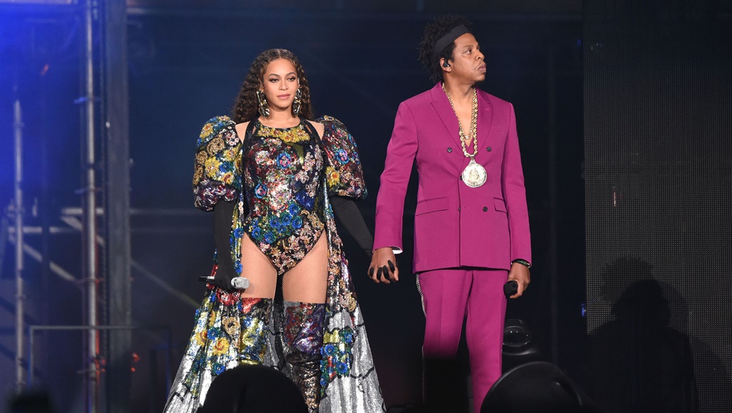 Beyoncé and Jay-Z perform during the Global Citizen Festival: Mandela 100 at FNB Stadium on December 2, 2018 in Johannesburg, South Africa.  (Photo by Kevin Mazur/Getty Images for Global Citizen Festival: Mandela 100)