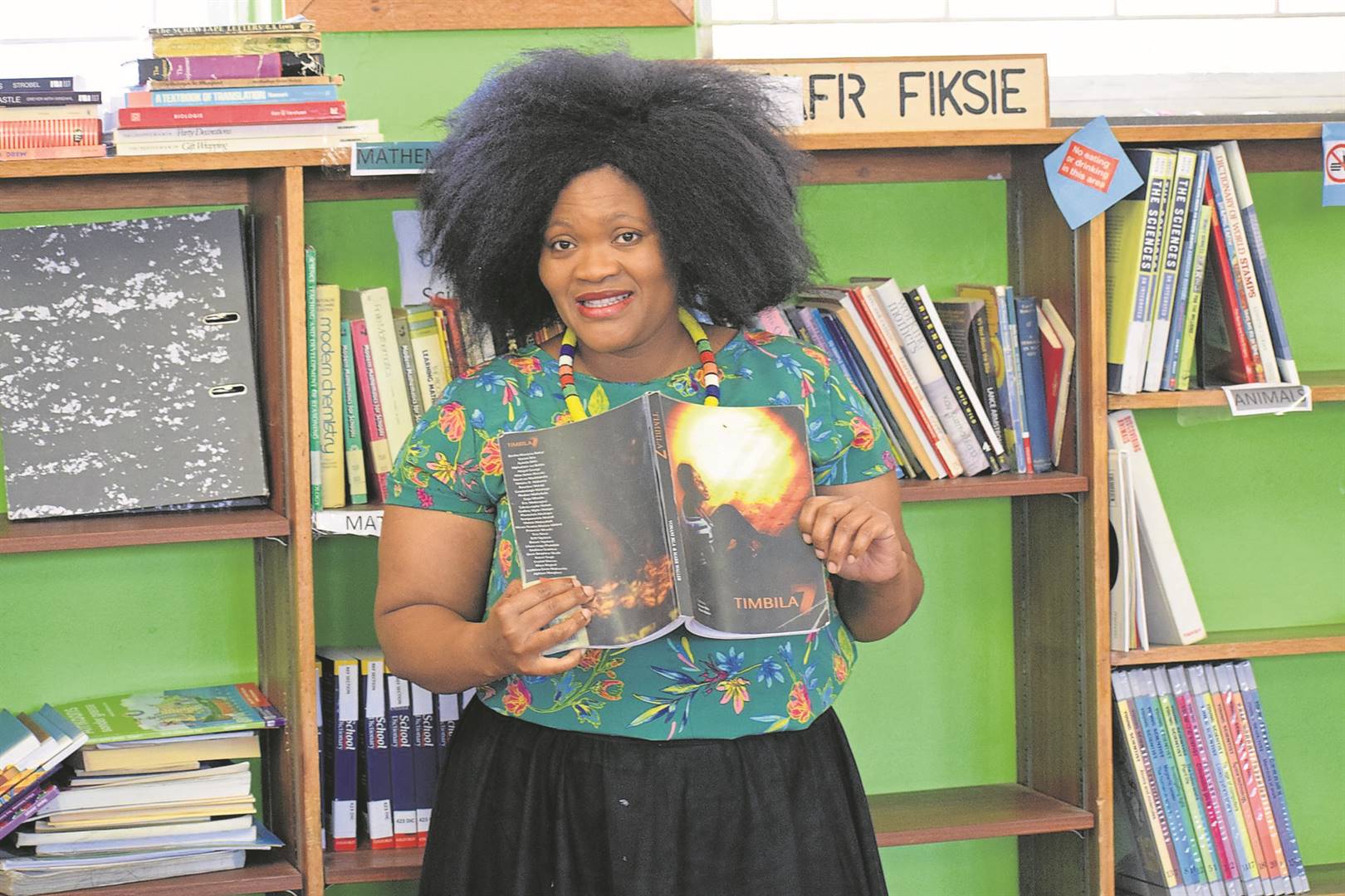 Charmaine Kolwane Mrwebi, founder of the Charmza Literary Club and author.Photo: Supplied 