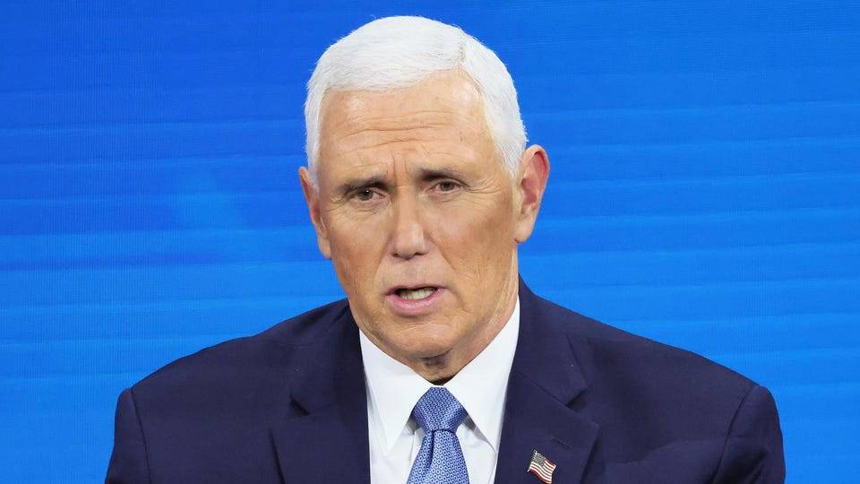 Oudvisepres. Mike Pence Foto: Getty Images