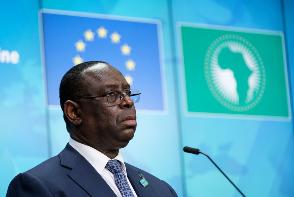 President of Senegal and the AU, Macky Sall. 