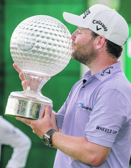 Branden Grace will defend his Nedbank Golf Challenge trophy this week  Picture: Gordon Arons / Gallo Images