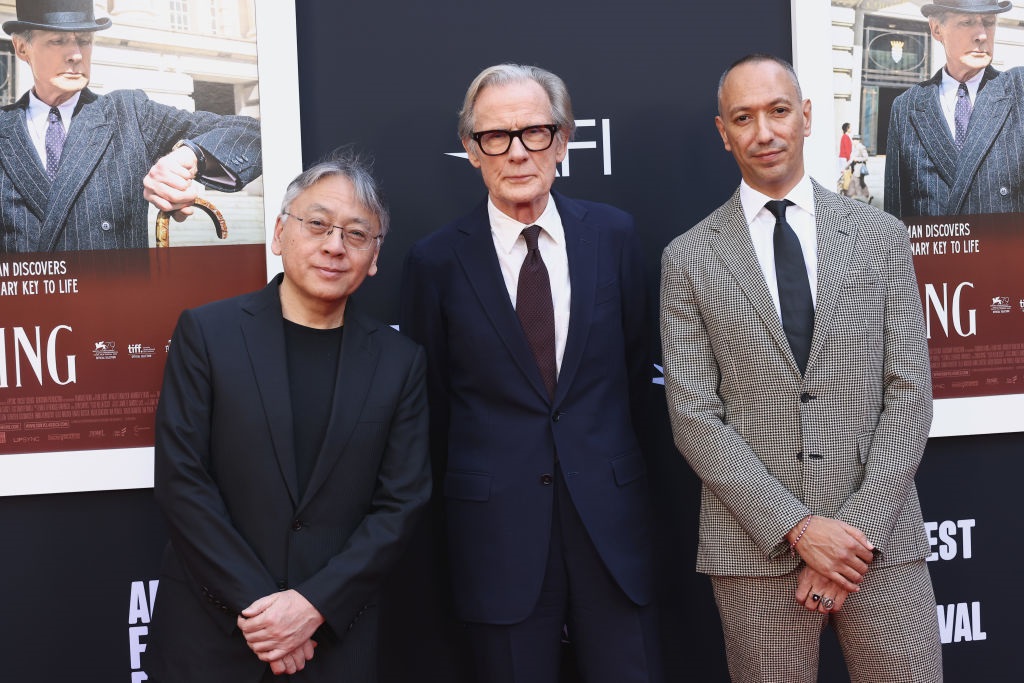 Kazuo Ishiguro, Bill Nighy and Oliver Hermanus attend a Living Premiere.