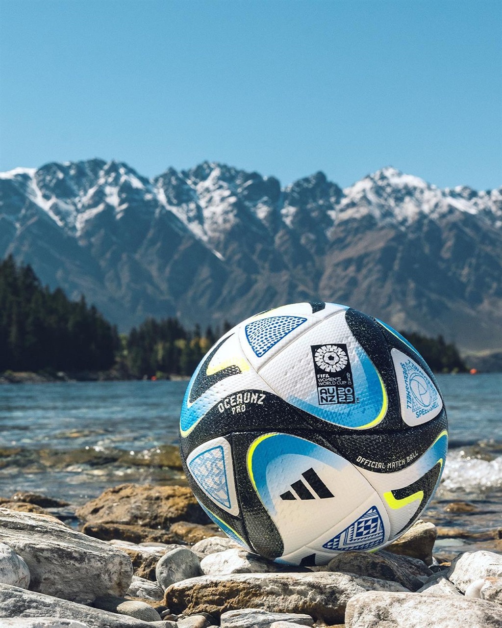 'OCEAUNZ' The official match ball for the 2023 FIF