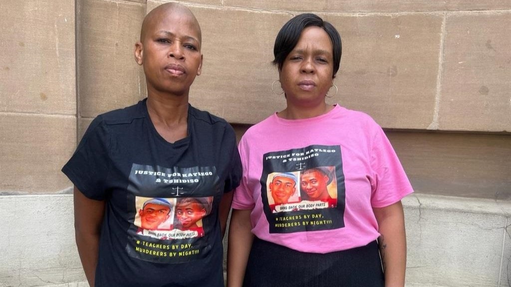 Petunia Letseli and Lillian Ramatlo say they have faith in the justice system and hope it doesn't fail them. Photo by Nhlanhla Khomola