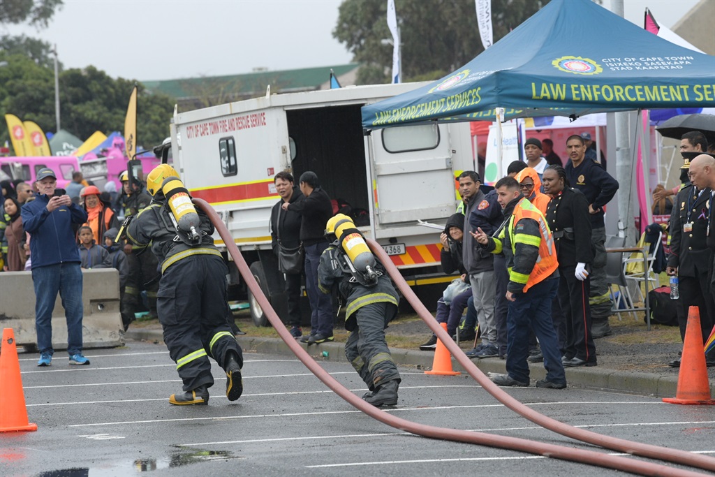 Thousands of Capetonians attended an event on Saturday to celebrate International Firefighters’ Day, where they interacted with the City of Cape Town's Fire and Rescue Service. (City of Cape Town/Supplied)
