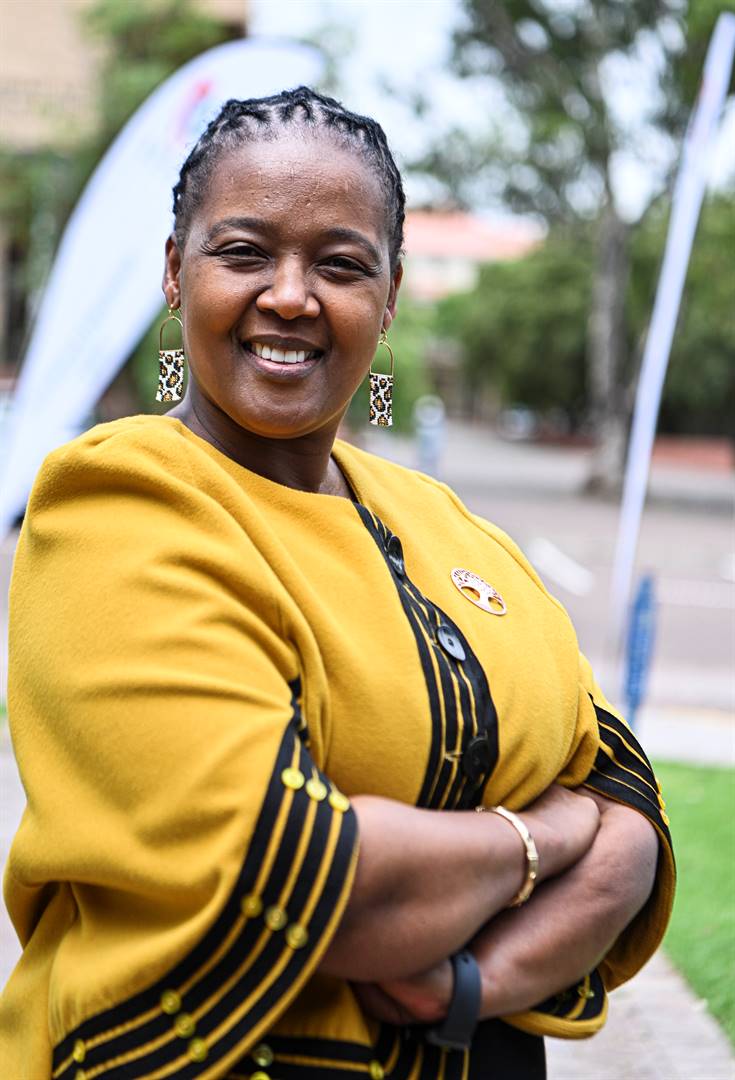 Prof. Pamela Dube (57), die Sentrale Universiteit vir Tegnologie (SUT) se nuwe visekanselier en rektor.  Foto: Mlungisi Louw