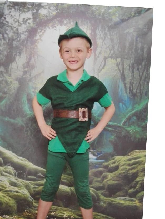 Adam van Tonder dressed up as Peter Pan.PHOTO: supplied