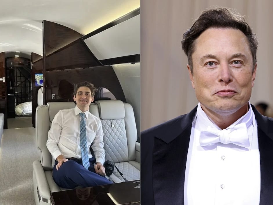 Siswa yang melacak penjualan ledakan jet Elon Musk dari situs pelacakan penerbangan yang dia gunakan untuk mengawasi pesawat