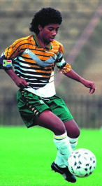 THEN A youthful Desiree Ellis in Banyana’s first international match. Picture: Duif Du Toit/ Gallo Images