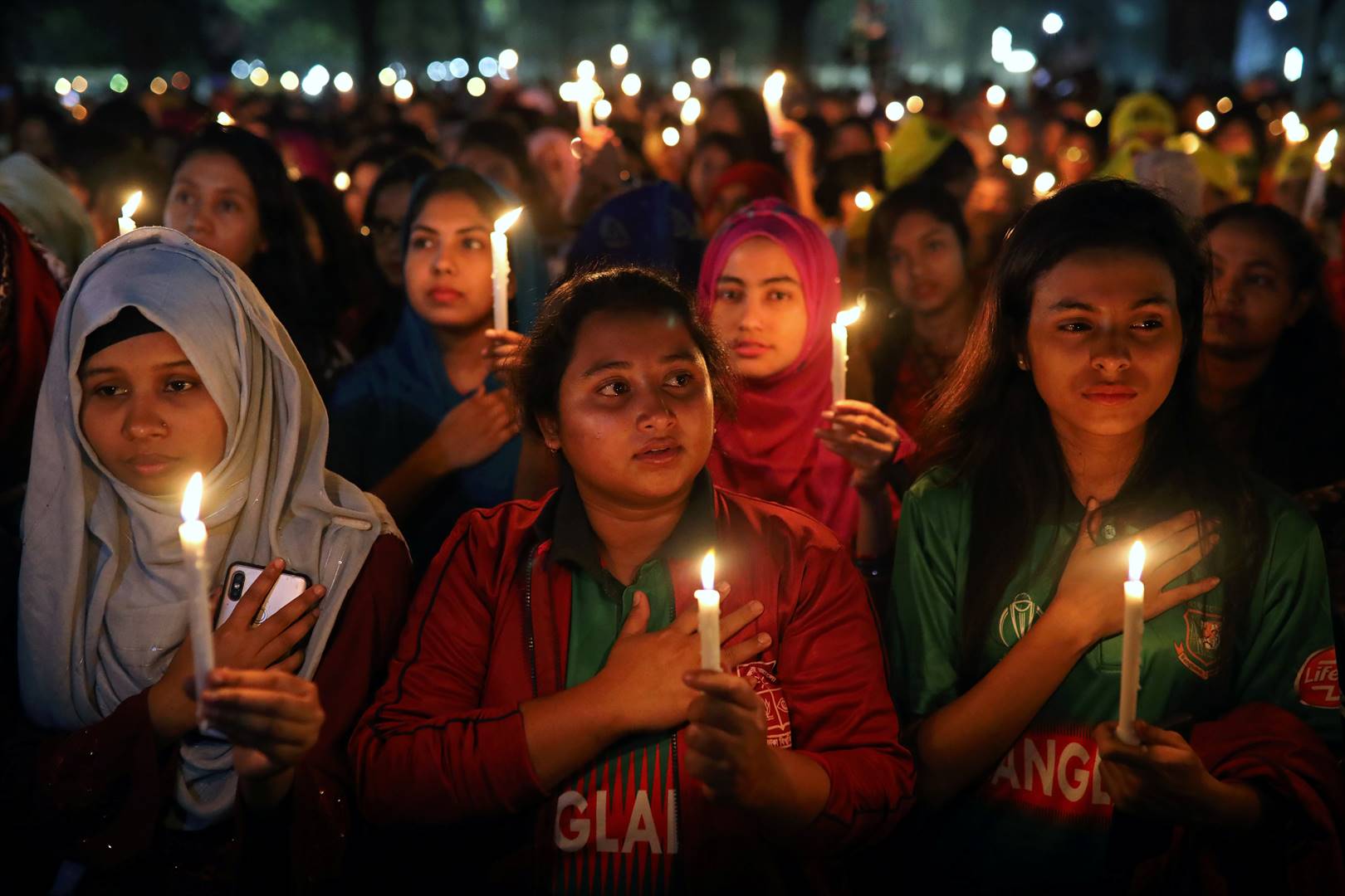  Women from different organisations light candles to mark the International Women's Day in Dhaka, Bangladesh in March. A UN report has highlighted how women in developing countries still have no say of their own bodies and decisions are made for them. Picture: Reuters / Mohammad Ponir Hossain