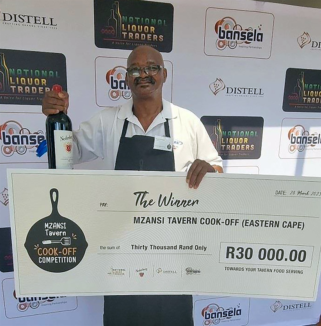 Mandisi Dlokolo cooks his way to victory in eastern cape tavern chef competition.