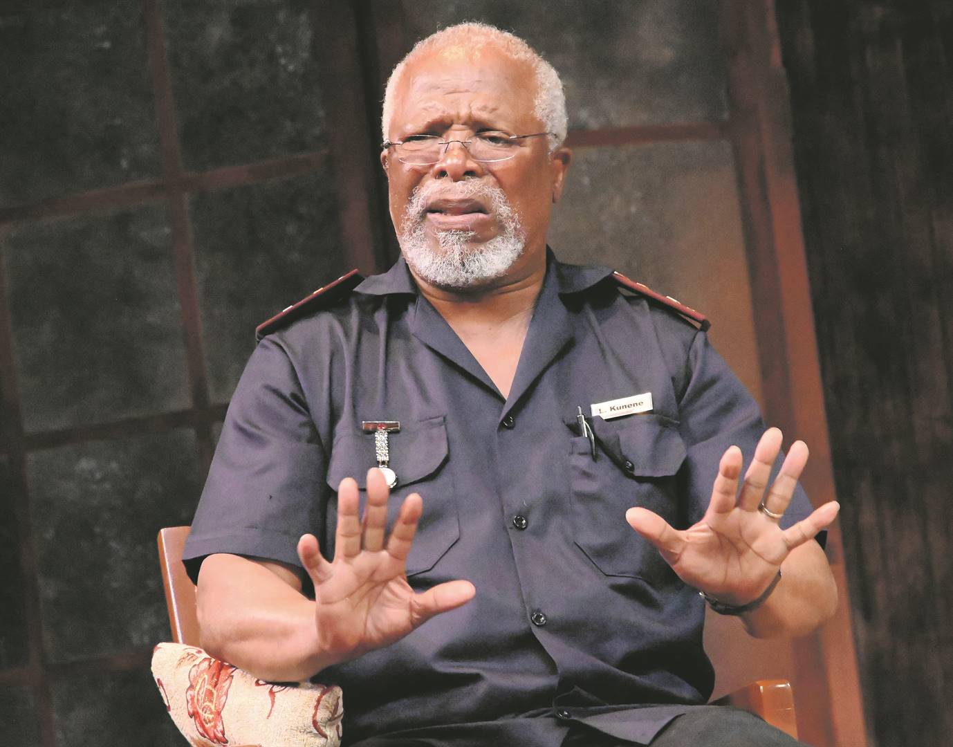 Dr John Kani will be going abroad after his shows at the State Theatre. Photo by Gallo Images