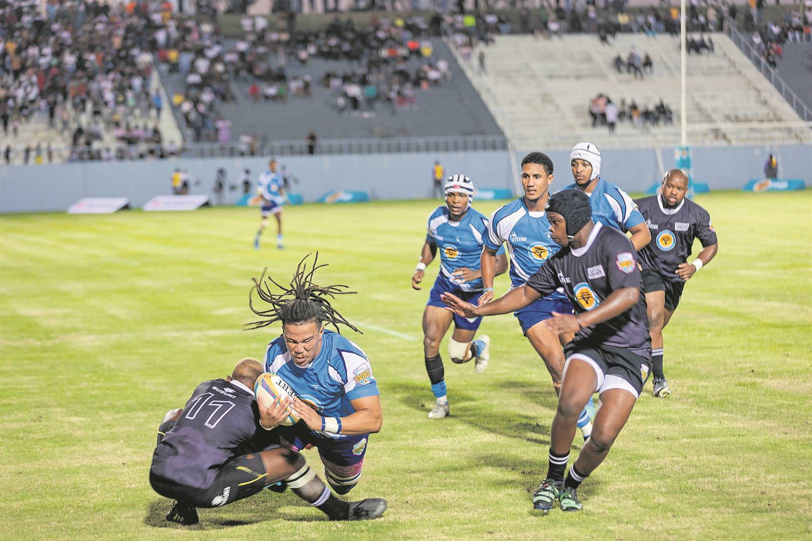 The Cape Peninsula University of Technology maintained their winning start to the Varsity Shield competition by beating Walter Sisulu University 28-13 in Mthatha on Thursday 23 February.PHOTO: ASEM ENGAGE