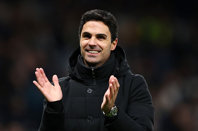 Arsenal manager Mikel Arteta. (Marc Atkins/Getty Images)