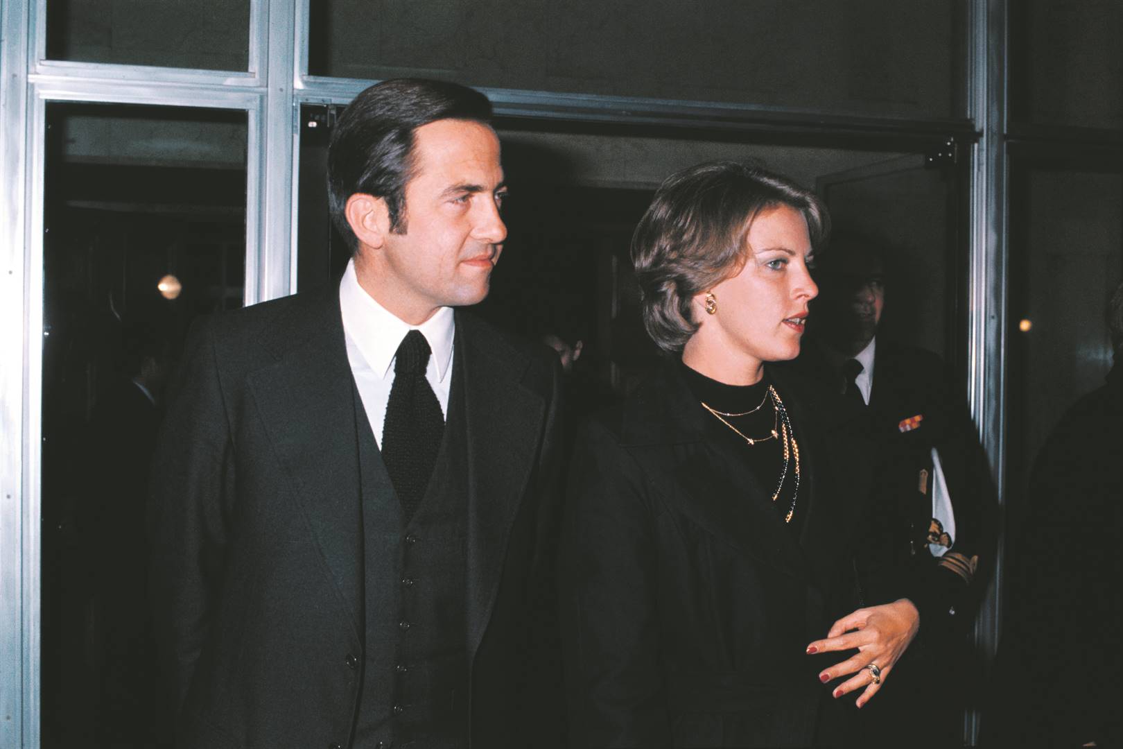 Koning Konstantyn en sy vrou, koningin Anne-Marie, in 1975. Foto: Getty Images