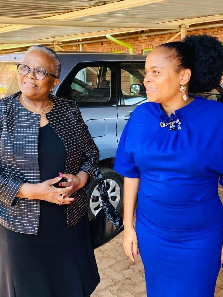 The Botswana High Commissioner to South Africa, Dr Sanji Monageng (left), met Limpopo MEC for Health, Dr Phophi Ramathuba, to discuss the identification and repatriation process.