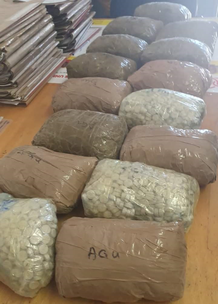 Western Cape cops confiscated 30 000 Mandrax tablets. Photo supplied.