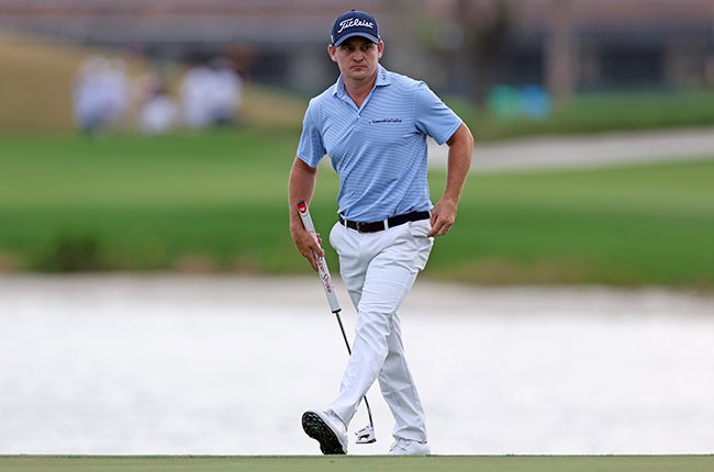 American golfer Bud Cauley walks on the greens. (Brennan Asplen/Getty Images)