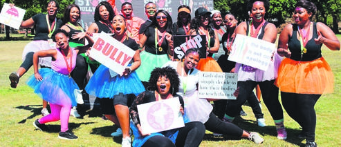 A group of plus size women organised a march and a picnic at Fountains Valley to send a message to the world to stop body shaming.Photo by Morapedi Mashashe