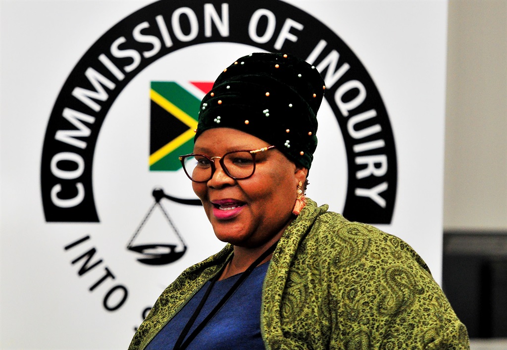 Vytjie Mentor gives testimony to the Commission of Inquiry into State Capture chaired by Deputy Chief Justice Ray Zondo. Photo: Tebogo Letsie/City Press