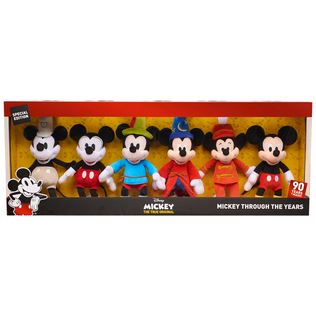 Mickey through the ages.