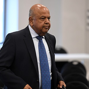 JOHANNESBURG, SOUTH AFRICA â?? NOVEMBER 12: Public Enterprises Minister Pravin Gordhan at Zondoâ??s commission of inquiry into state capture on November 12, 2018 in Johannesburg, South Africa. Testifying at the inquiry, former public enterprises minister Barbara Hogan revealed that the ANC and its alliance partner ANCYL, attacked her as they pushed for the beleaguered Simphiwe Gama to be appointed Transnet CEO. (Photo by Gallo Images / Netwerk24 / Felix Dlangamandla)