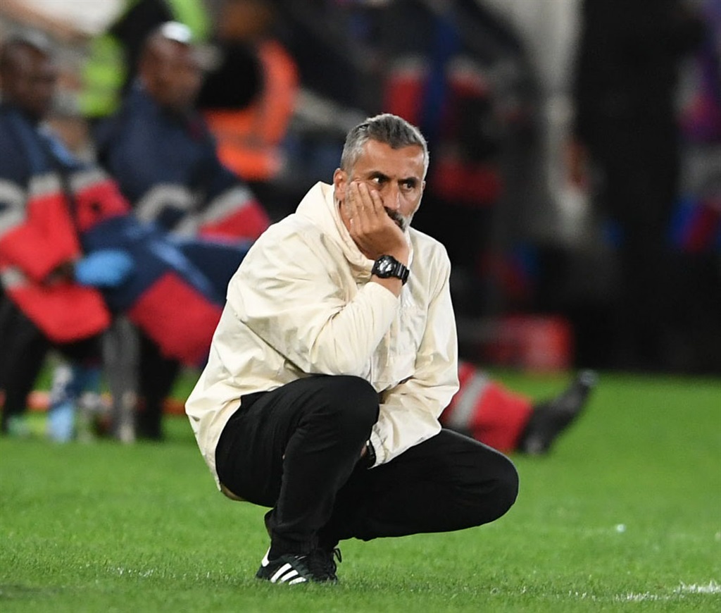 Jose Riveiro coach of Orlando Pirates during the DStv Premiership match between Sekhukhune United and Orlando Pirates at Peter Mokaba Stadium on March 30, 2024 in Polokwane, South Africa. 