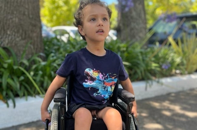 Elijah Cottle has acute flaccid myelitis, a rare condition that affects the nervous system and spinal cord. (PHOTO: Supplied)