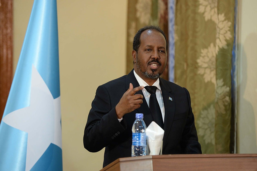Somalian President Hassan Sheikh Mohamoud.