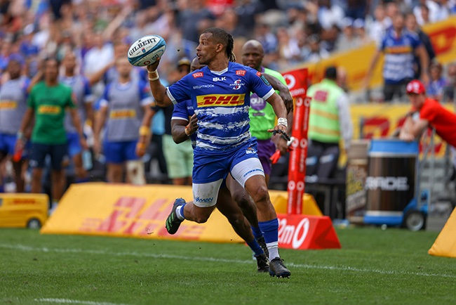 Clayton Blommetjies was Man of the Match in the Stormers' 29-23 win over the Sharks in Cape Town. (Photo by Carl Fourie/Gallo Images)