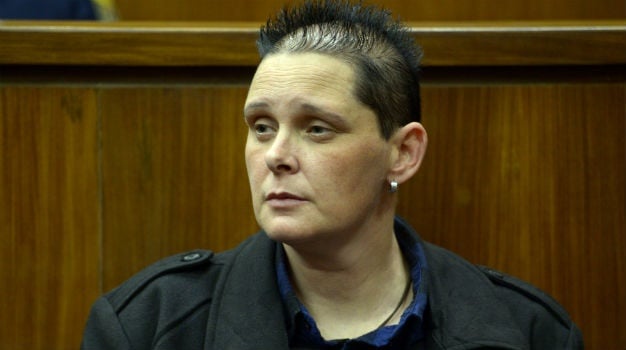 Cecilia Steyn seen during the ‘Krugersdorp killers’ trial in the South Gauteng High Court in Johannesburg. (Felix Dlangamandla, Gallo Images, Netwerk24, file)