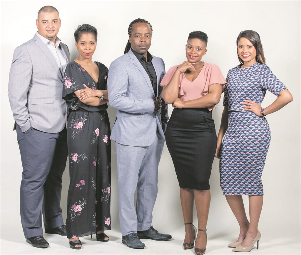 Adrian Botha, Naledi Moleo, Koketso Sachane, Ayanda Dlamini and Inge Isaacs. Picture: Supplied