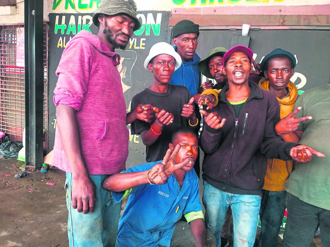 These nyaope addicts are pleading for help to turn their lives around.   ­         Photo by Bongani Mthimunye