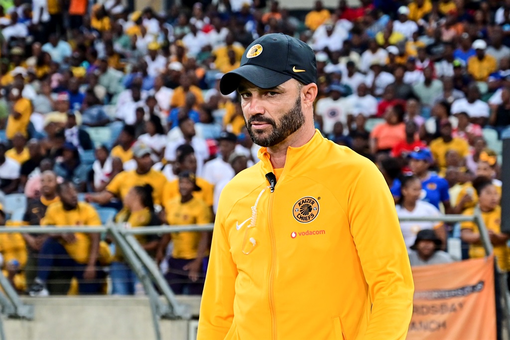 DURBAN, SOUTH AFRICA - JANUARY 13: Dillon Sheppard, assistant coach of Kaizer Chiefs during the DStv Premiership match between AmaZulu FC and Kaizer Chiefs at Moses Mabhida Stadium on January 13, 2023 in Durban, South Africa. (Photo by Darren Stewart/Gallo Images)