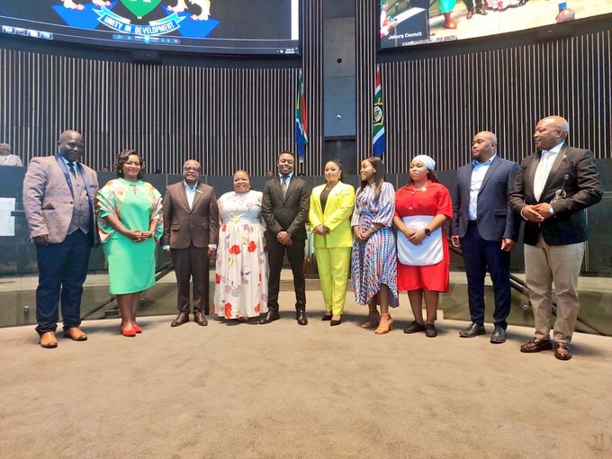 The new Johannesburg executive team were sworn in 