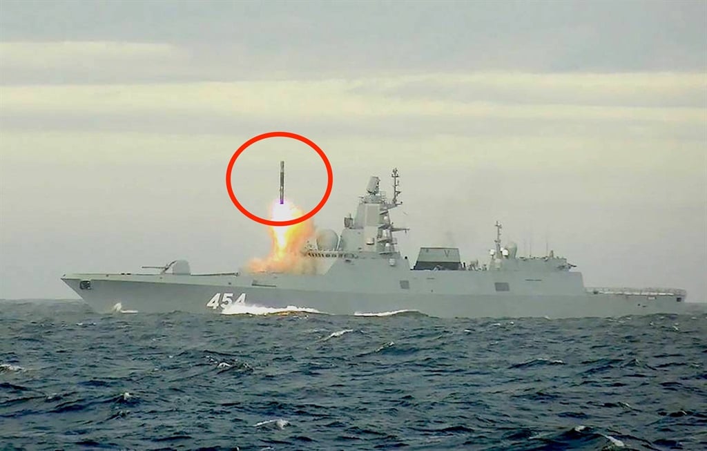 The Admiral Gorshkov rest-firing a missile. (Russian Ministry of Defence)