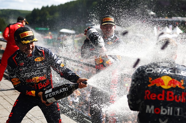 Top 3 finishers react to Belgian Grand Prix and ‘surviving Turn 1’ | Sport