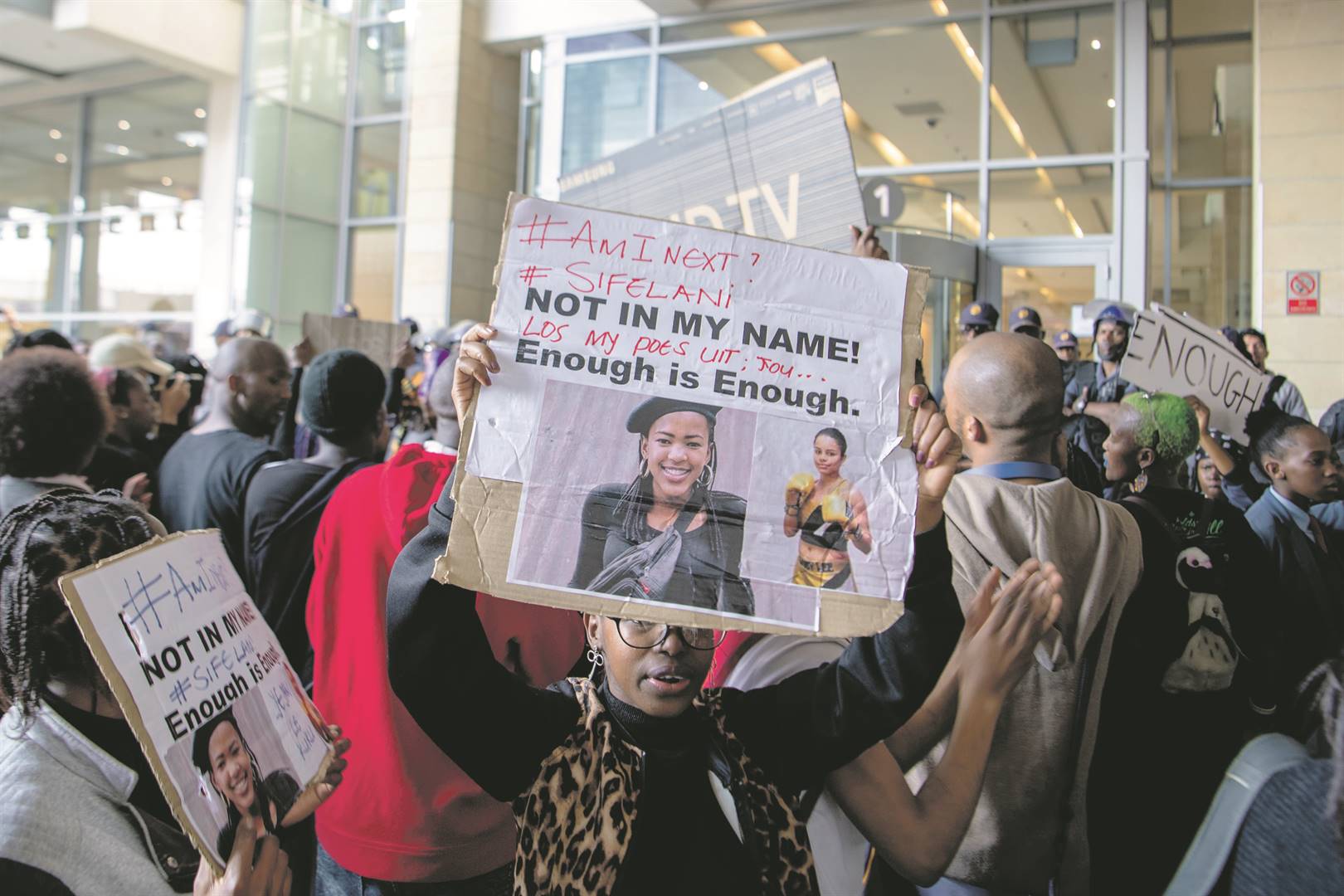 Despite the murder of University of Cape Town student Uyinene Mrwetyana in a Cape Town post office last year, nothing seems to have been done to make women feel safer in that space. Picture: Jaco Marais