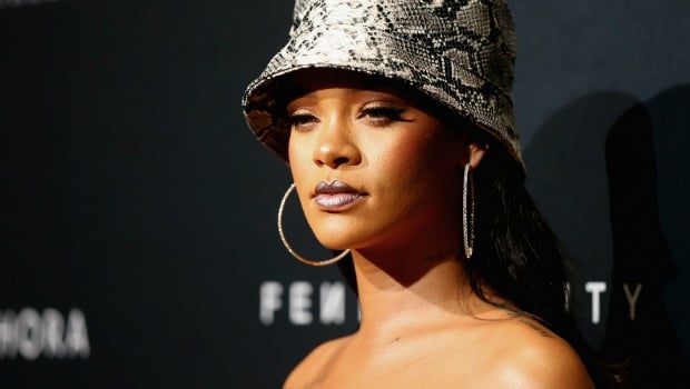 Rihanna attends the Fenty Beauty by Rihanna Anniversary Event. 