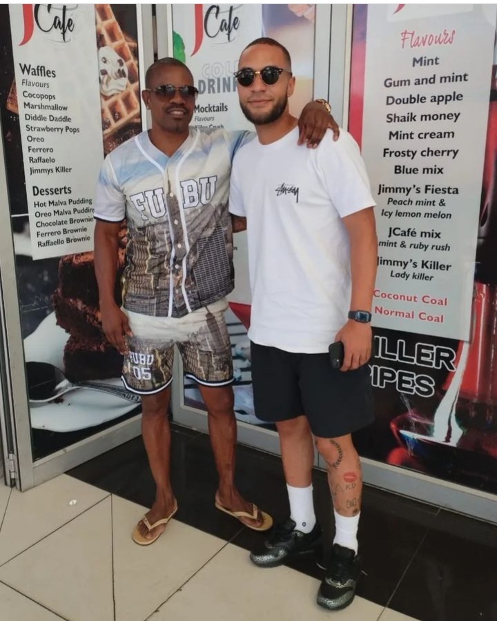 Miguel Timm and Lucky Lekgwathi