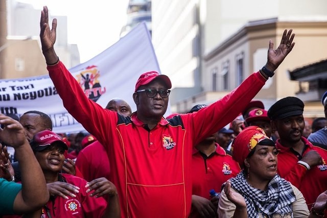 Member of the Cry of the Xcluded movement, and secretary general of the South African Federation of Trade Unions (SAFTU) General Secretary, Zwelinzima Vavi, to lead a mass action against the government. Photo supplied.