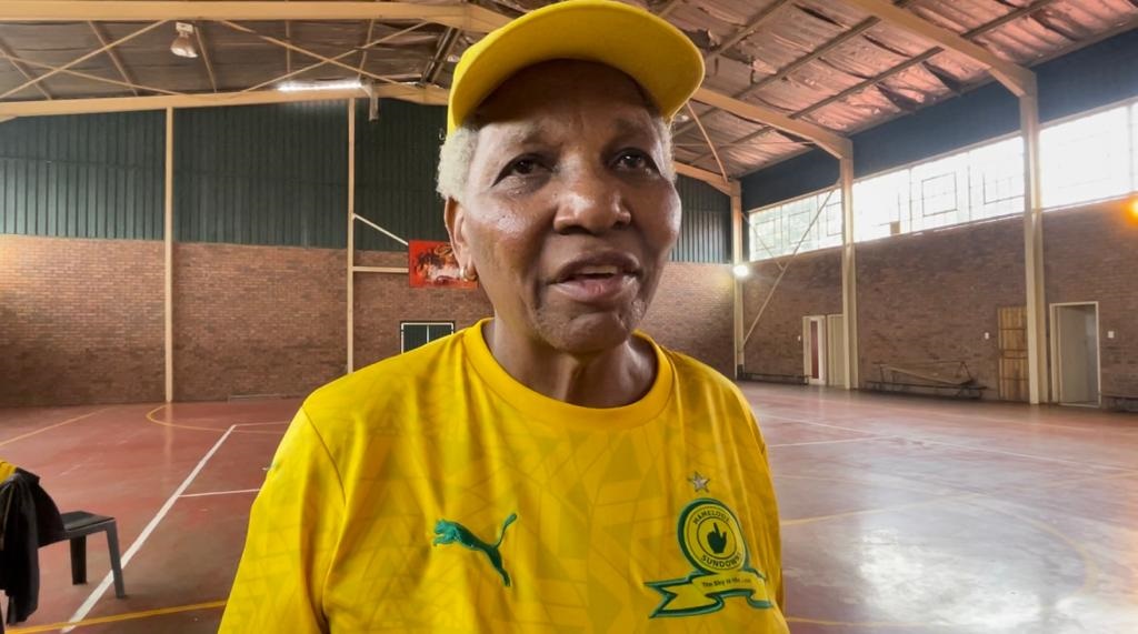 Thabi Lebese (65) said she joined gym to loose wei